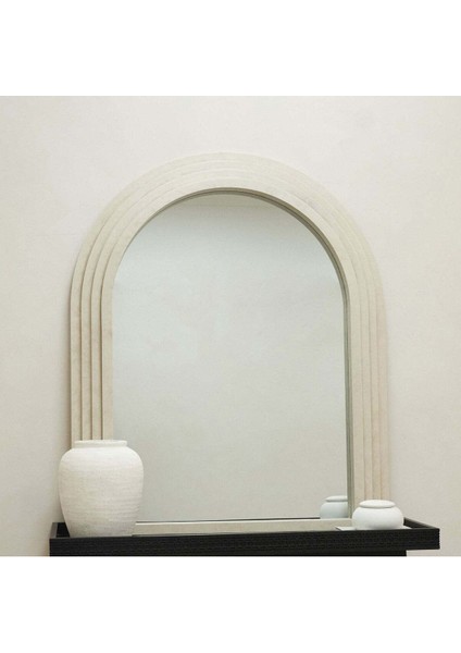 120 x 100 cm Dekoratif Tasarım Ahşap Konsol Üstü Duvar Aynası - Pinterest Duvar Dekor Aynası - 56