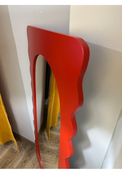 Eşsiz Dalgalı Ahşap Çerçeveli Boy Aynası - 180 x 70 cm modelleri