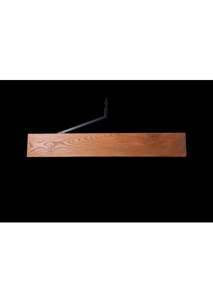 Dekoratif Ağaç El Işçiliği LED Aydınlatmalı Avize -