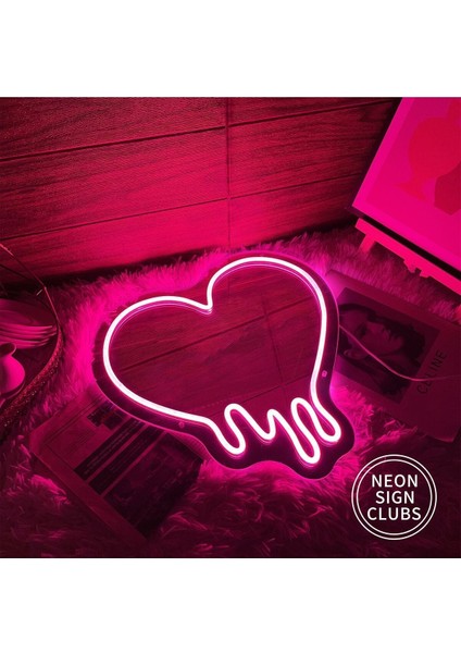 90 cm Kumandalı Neon LED Tasarım Duvar Dekor Aydınlatması - Özelleştirilebilir LED Tabela
