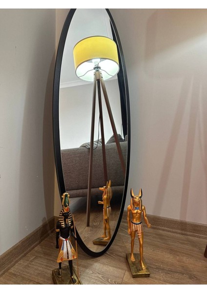 Ahşap Çerçeveli Boy Aynası 5- Renk Seçilebilir - 180 x 60 cm