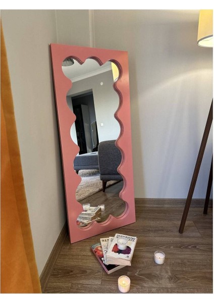 Estetik Ahşap Çerçeveli Boy Aynası 1 - 170 x 80 cm