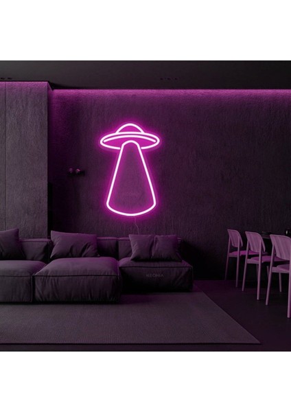 120 cm Kumandalı Neon LED Tasarım Duvar Dekor Aydınlatması - Özelleştirilebilir LED Tabela fırsatları