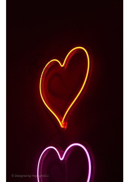 120 cm Kumandalı Neon LED Tasarım Duvar Dekor Aydınlatması - Özelleştirilebilir LED Tabela-11
