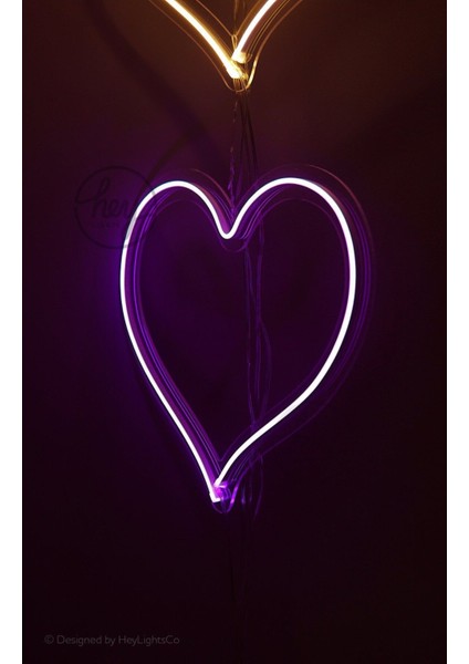 120 cm Kumandalı Neon LED Tasarım Duvar Dekor Aydınlatması - Özelleştirilebilir LED Tabela-11