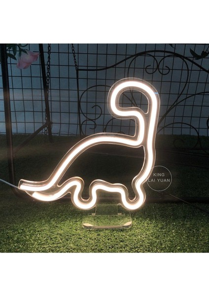 120 cm Kumandalı Neon LED Tasarım Duvar Dekor Aydınlatması - Özelleştirilebilir LED Tabela