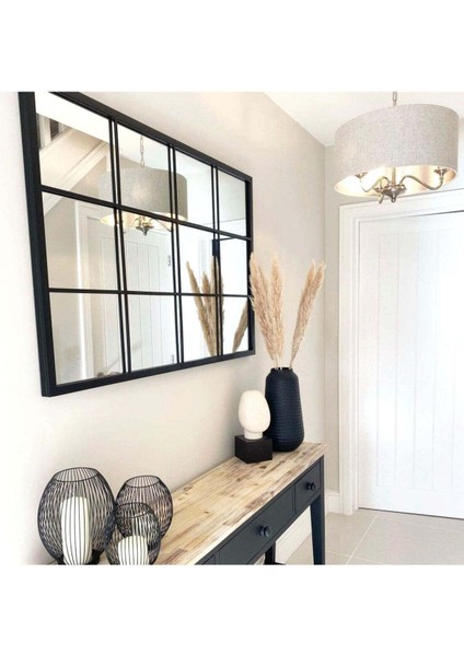 120 x 80 cm Duvar Dekor Aynası - Konsol Üstü Pencere Ayna
