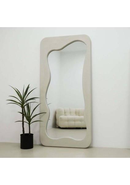 190 x 90 cm Asimetrik Özel Tasarım Boy Aynası - Modern Asimetrik Boy Aynası indirimleri