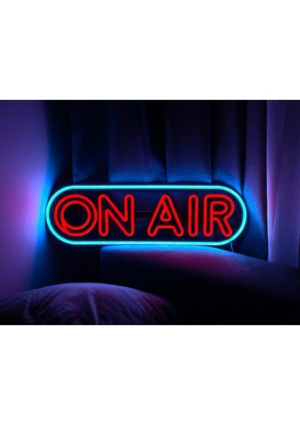 90 cm Kumandalı Neon LED Tasarım Duvar Dekor Aydınlatması - Özelleştirilebilir LED TABELA-110