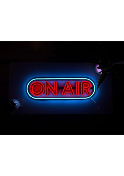 90 cm Kumandalı Neon LED Tasarım Duvar Dekor Aydınlatması - Özelleştirilebilir LED TABELA-110