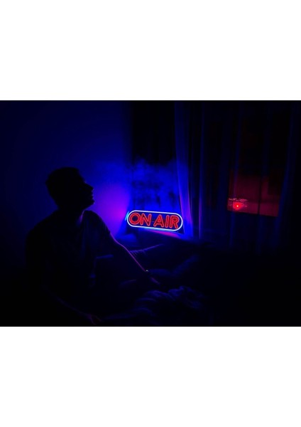 90 cm Kumandalı Neon LED Tasarım Duvar Dekor Aydınlatması - Özelleştirilebilir LED TABELA-110
