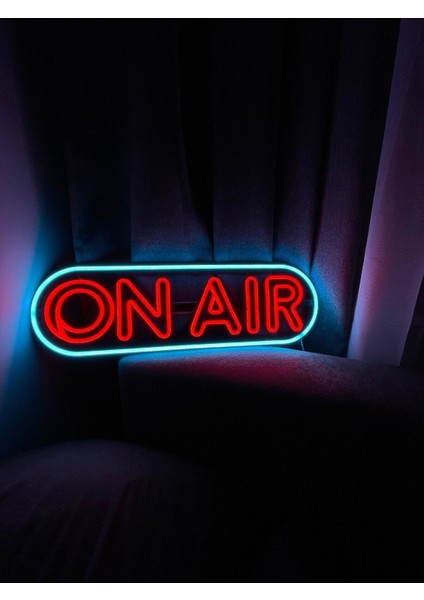 90 cm Kumandalı Neon LED Tasarım Duvar Dekor Aydınlatması - Özelleştirilebilir LED TABELA-110