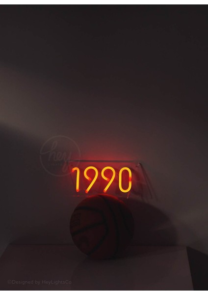 60 cm Kumandalı Neon LED Tasarım Duvar Dekor Aydınlatması - Özelleştirilebilir LED Tabela-13
