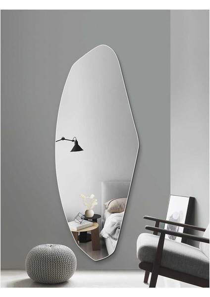 150 cm Asimetrik Duvar Dekorasyon Aynası - Konsol Üstü Salon Dekorasyon AYNASI-1009