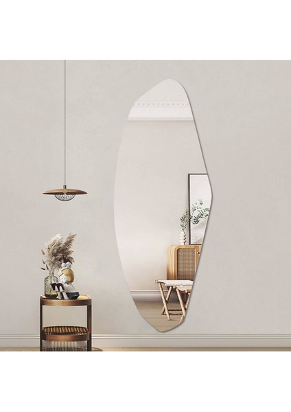 150 cm Asimetrik Duvar Dekorasyon Aynası - Konsol Üstü Salon Dekorasyon AYNASI-1009 fırsatları