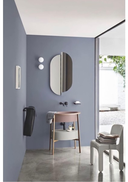 170 cm Oval Duvar Dekorasyon Aynası - Konsol Üstü Salon Dekorasyon AYNASI-550 fiyatları