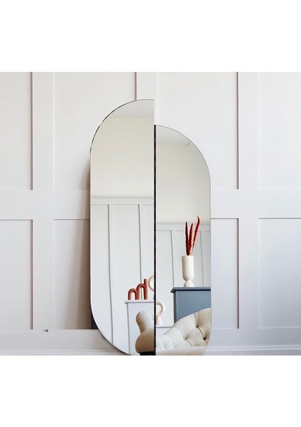 170 cm Oval Duvar Dekorasyon Aynası - Konsol Üstü Salon Dekorasyon AYNASI-550 modelleri