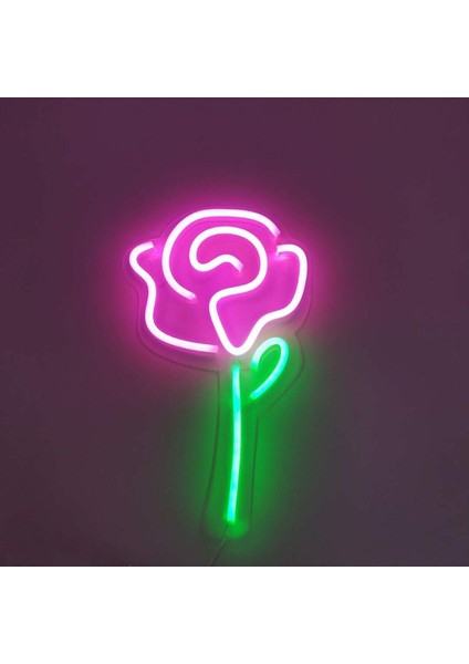 120 cm Kumandalı Neon LED Tasarım Duvar Dekor Aydınlatması - Özelleştirilebilir LED Tabela-56