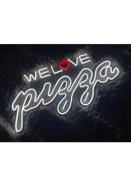90 cm Kumandalı Neon LED Tasarım Duvar Dekor Aydınlatması - Özelleştirilebilir LED TABELA-141