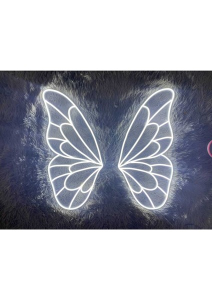120 cm Kumandalı Neon LED Tasarım Duvar Dekor Aydınlatması - Özelleştirilebilir LED TABELA-138