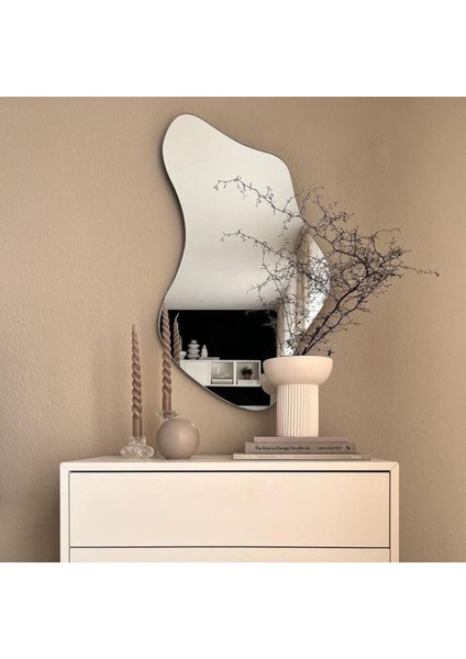 180 cm Asimetrik Duvar Dekorasyon Aynası - Konsol Üstü Salon Dekorasyon AYNASI-712 modelleri