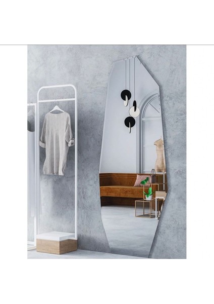 150 cm Asimetrik Duvar Boy Aynası - Konsol Üstü Salon Dekorasyon AYNASI-377 modelleri