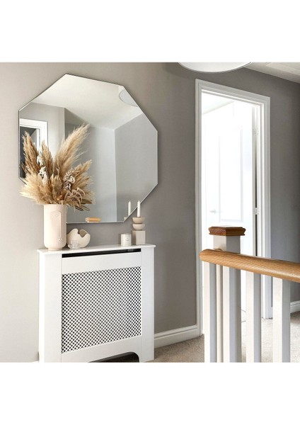 80 cm Asimetrik Duvar Dekorasyon Aynası - Konsol Üstü Salon Dekorasyon AYNASI-863