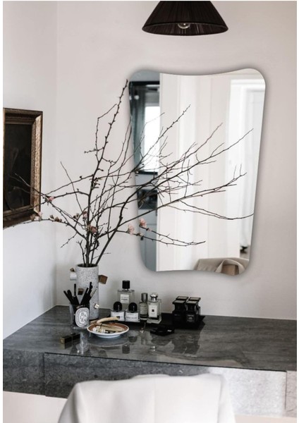 100 cm Tasarım Duvar Dekorasyon Aynası - Konsol Üstü Salon Dekorasyon AYNASI-575