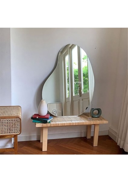 60 cm Oval Duvar Dekorasyon Aynası - Konsol Üstü Salon Dekorasyon AYNASI-555 fiyatları