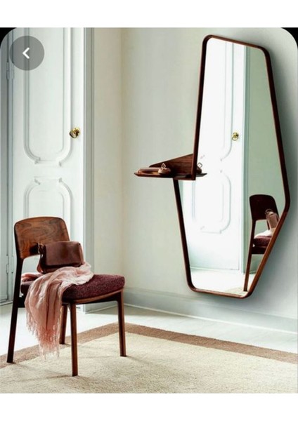 190 cm Asimetrik Dekoratif Duvar Boy Aynası-Doğal Ahşap Masif ÇERÇEVELI(ÖZELLEŞTIRILEBILIR)-101 modelleri