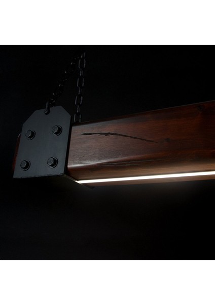 100 cm Modern Tasarımlı Dekoratif Aydınlatma Avizesi -Doğal Masif Ahşap Iç Mekan Aydınlatması fiyatları