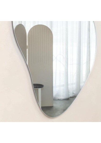 140 cm Asimetrik Duvar Dekorasyon Aynası - Konsol Üstü Salon Dekorasyon AYNASI-638 fiyatları