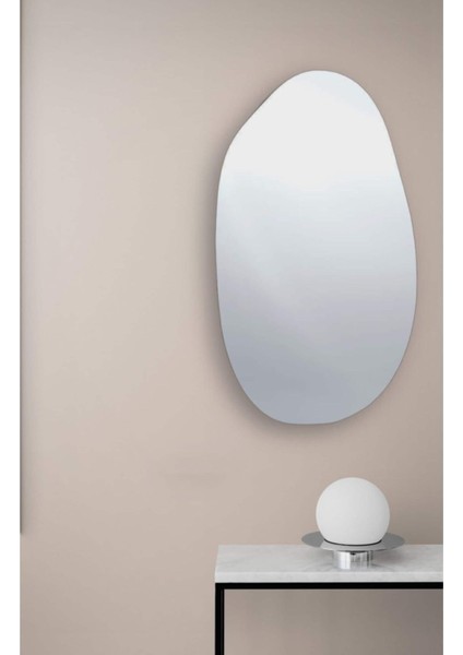 80 cm Asimetrik Duvar Dekorasyon Aynası - Konsol Üstü Salon Dekorasyon AYNASI-970 fırsatları