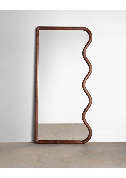 190 cm Dekoratif Duvar Boy Aynası-Doğal Ahşap Masif ÇERÇEVELI(ÖZELLEŞTIRILEBILIR)-387 fırsatları