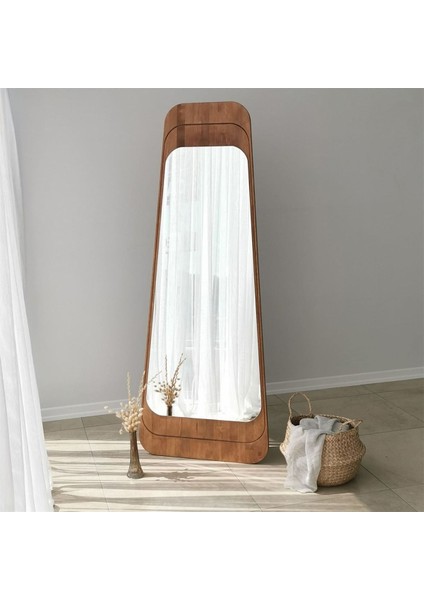 170 cm Asimetrik Dekoratif Duvar Boy Aynası-Doğal Ahşap Masif ÇERÇEVELI(ÖZELLEŞTIRILEBILIR)-246 fiyatları