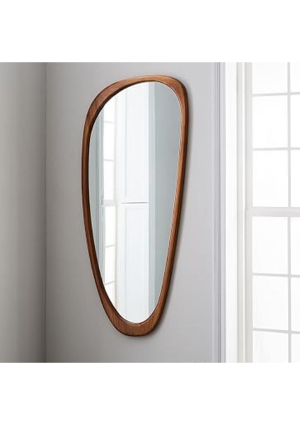 180 cm Asimetrik Dekoratif Duvar Boy Aynası-Doğal Ahşap Masif Çerçeveli(Özelleştirilebilir)-14 fırsatları