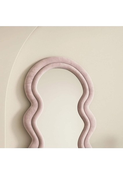 80 cm Dalga Desenli Dekoratif Duvar Boy Aynası fiyatları