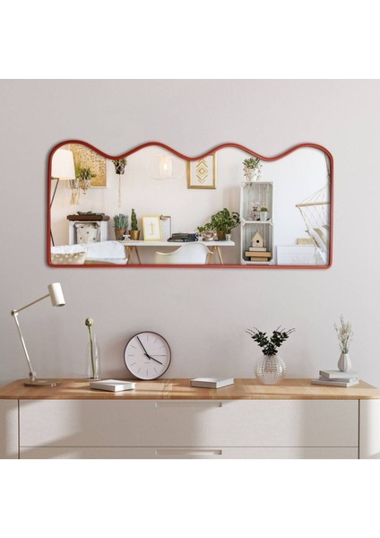 180 cm Dalga Desenli Dekoratif Duvar Boy Aynası fiyatları