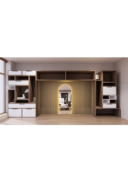 200 cm Ledli Dekoratif Duvar Boy Aynası fırsatları