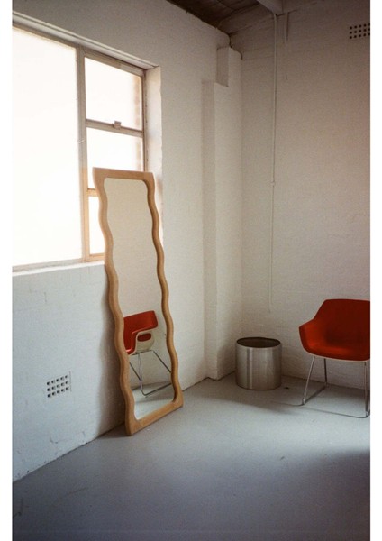 200 cm Dekoratif Duvar Boy Aynası-Doğal Ahşap Masif ÇERÇEVELI(ÖZELLEŞTIRILEBILIR)-529