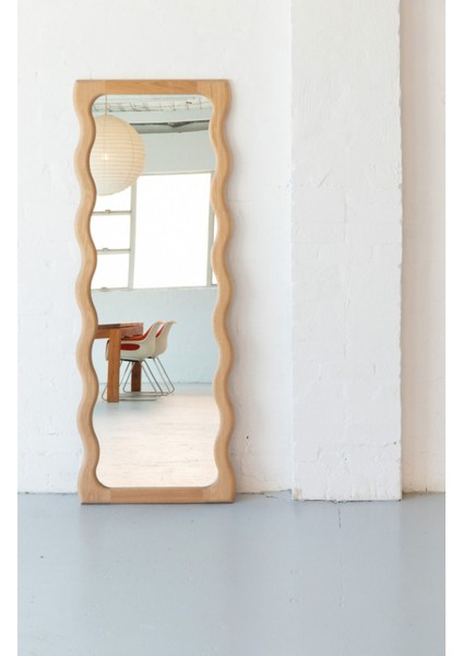 200 cm Dekoratif Duvar Boy Aynası-Doğal Ahşap Masif ÇERÇEVELI(ÖZELLEŞTIRILEBILIR)-529 fırsatları