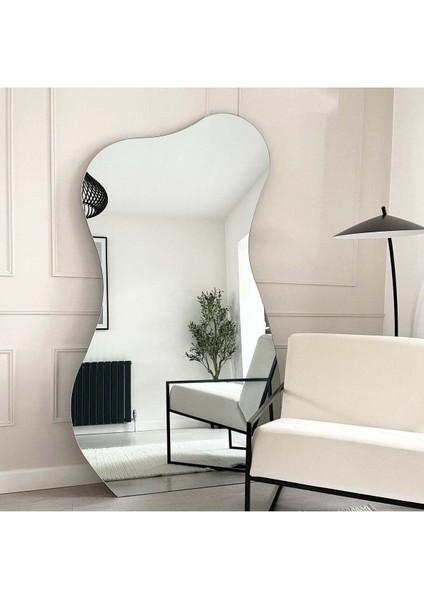 180 x 100 cm Asimetrik Dekoratif Boy Aynası