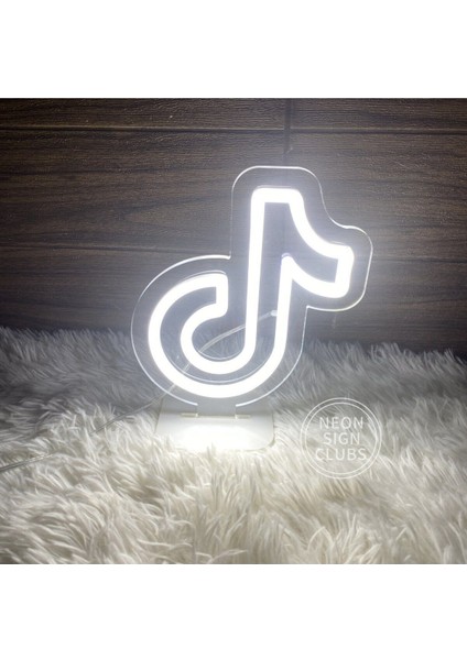 60 cm Kumandalı Neon LED Tasarım Duvar Dekor Aydınlatması - Özelleştirilebilir LED Tabela