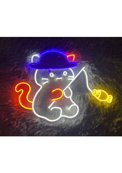 120 cm Kumandalı Neon LED Tasarım Duvar Dekor Aydınlatması Özelleştirilebilir LED TABELA-172