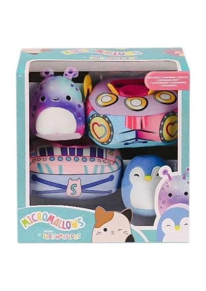 Sq MM0013 Micromallows 2 Figür 2 Aksesuar Set -Necotoys