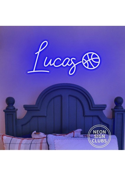 90 cm Kumandalı Neon LED Tasarım Duvar Dekor Aydınlatması