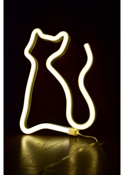90 cm Kumandalı Neon LED Tasarım Duvar Dekor Aydınlatması - Özelleştirilebilir LED Tabela-78