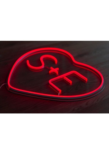 120 cm Kumandalı Neon LED Tasarım Duvar Dekor Aydınlatması - Özelleştirilebilir LED Tabela-2 indirimleri
