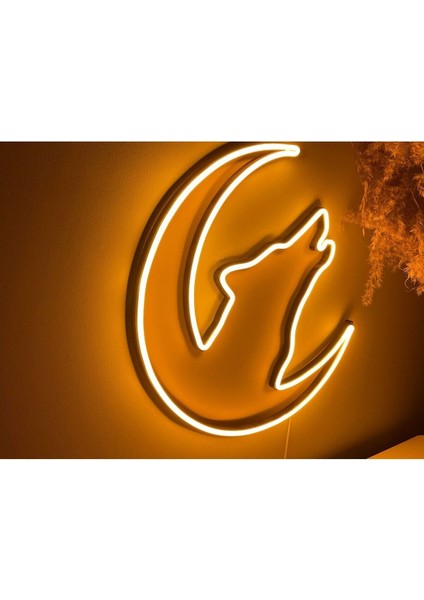 120 cm Kumandalı Neon LED Tasarım Duvar Dekor Aydınlatması - Özelleştirilebilir LED TABELA-119 indirimleri