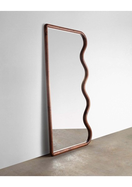 200 cm Dekoratif Duvar Boy Aynası-Doğal Ahşap Masif ÇERÇEVELI(ÖZELLEŞTIRILEBILIR)-397 fırsatları